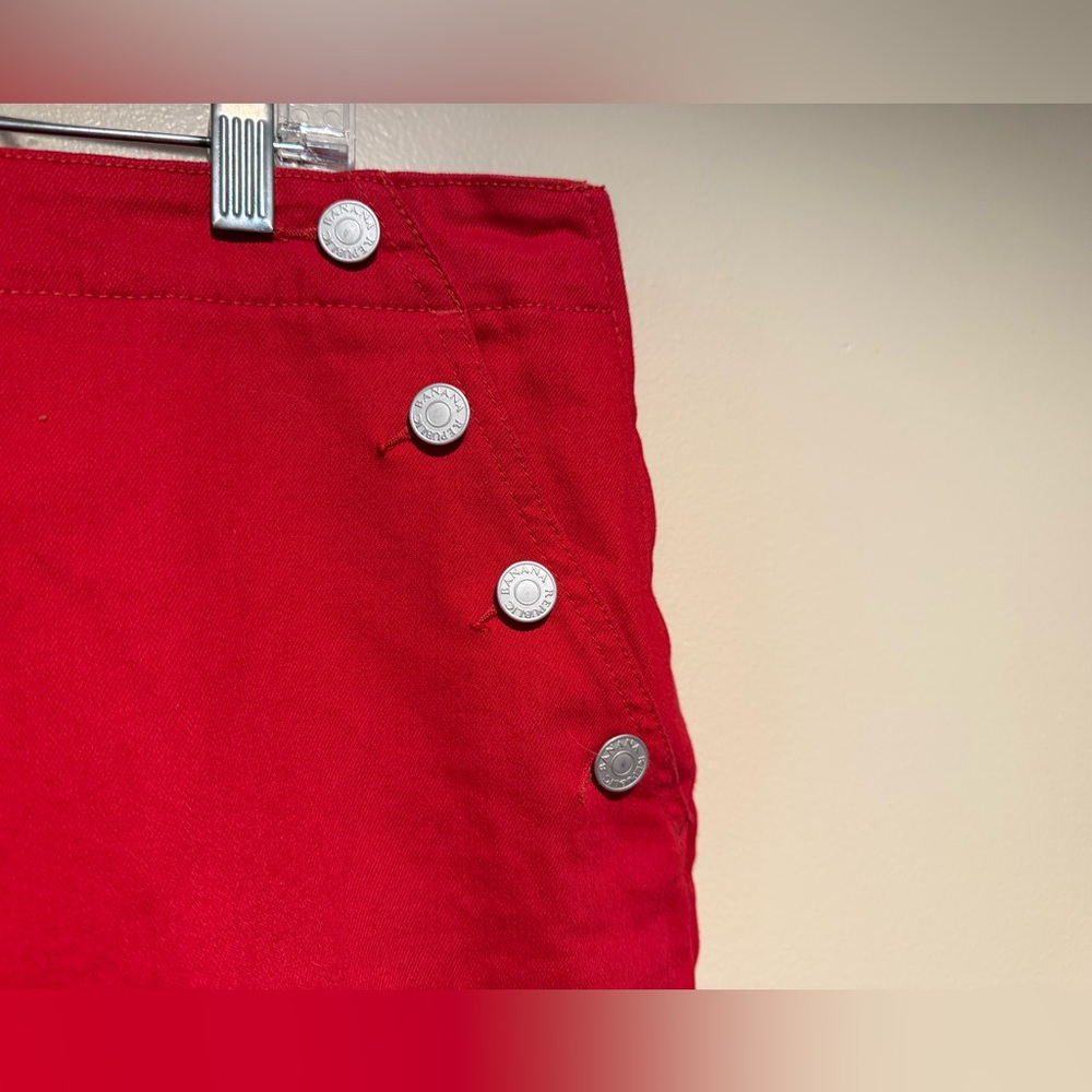 NWT Banana Republic Red High Rise sailor 4” Shorts - Picture 3 of 9